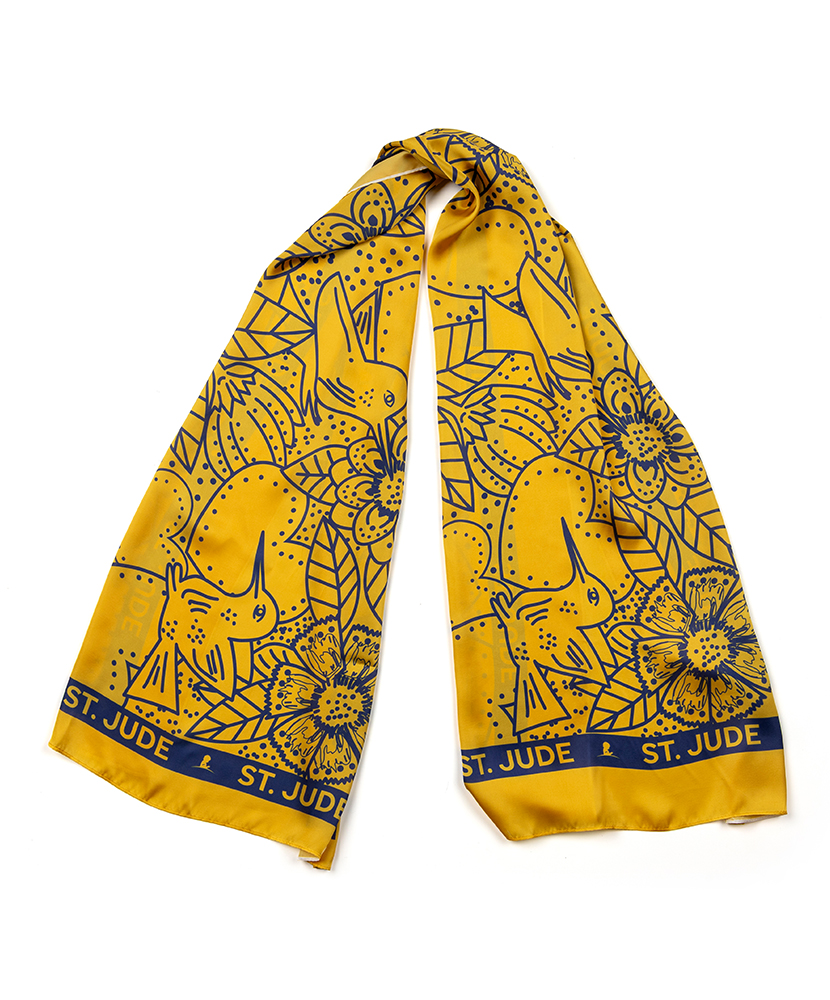 Primary image Hummingbird Garden Scarf – Yellow